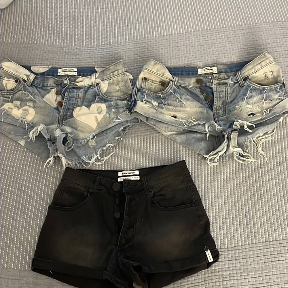 One Teaspoon Jean Shorts Bandits and Harley’s